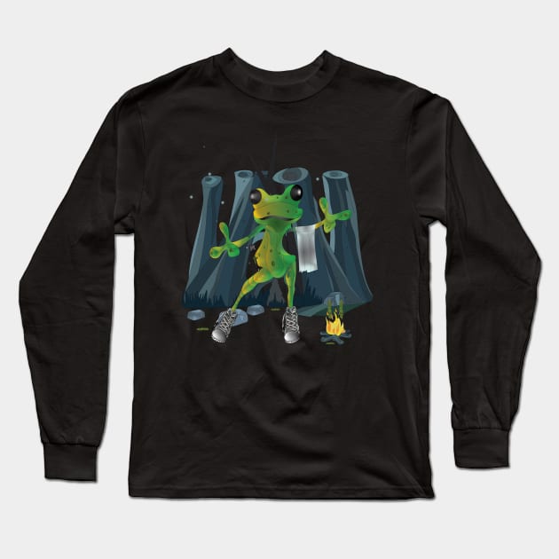 Frog Long Sleeve T-Shirt by ROCOCO DESIGNS